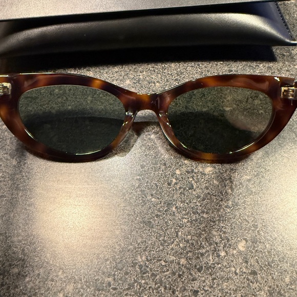 Saint Laurent Monogram Hinge Acetate 54MM Cat-Eye Sunglasses - Picture 6 of 8